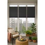 NetworkAvm Antrasit Plise Katlanır Cam Balkon Perdesi - Ofis Perdesi - Mutfak Perdesi - Salon Perdesi - 60 x 150 cm