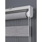 NetworkAvm Ithal Bambu Kalın Açık Gri Gri Zebra Stor Perde Etek Dilimsiz - 160 x 200 cm
