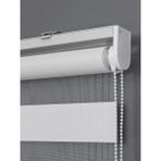 NetworkAvm Ithal Bambu Kalın Beyaz Zebra Stor Perde Etek Dilimsiz - 70 x 200 cm