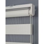 NetworkAvm Ithal Bambu Kalın Ekru Zebra Stor Perde Etek Dilimsiz - 190 x 200 cm