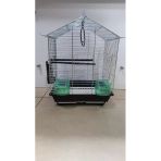 Netx 300 Seri Üçgen Kuş Kafesi Metalik 36X26x44 Cm Muhabbet , Hint Bülbülü, Kanarya, Küçük Paraket Kuşlar İçin