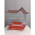 Netx Kirmizi Kus Kafesi Cin Evi 30X23x51 Kanarya Muhabbet Kusu İcin