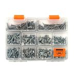 Netzerkoz All Essential Fasteners 420'li Akıllı Havşa Başlı Vida Seti–10 Çeşit Matkap Uçlu –takım Çantalı Akıllı Vida Seti