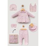 NEU KIDS Lila Çiçekli %100 Pamuk 5'li Hastane Çıkışı