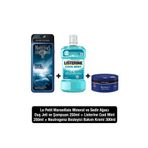 Neutrogena 300 ml Besleyici Bakım Kremi + Listerine Cool Mint 250 ml Ağız Çalkalama Suyu + Le Petit Marseillais Mineral Sedir 400 ml Duş Jeli