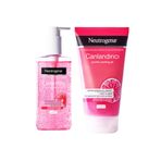 Neutrogena Canlandırıcı Pembe Greyfurt 200 ml Yüz Temizleme Jeli + 150 ml Pembe Greyfurt Günlük Peeling Jel