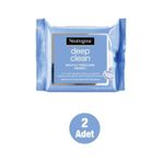 Neutrogena Deep Clean 2x25 Adet Makyaj Temizleme Mendili
