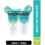 Neutrogena Glikolik Asit Cilt Bakım Seti 150 ml Arındırıcı Kil Maskesi ve Serinletici Peeling Jel