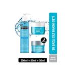 Neutrogena Hydro Boost Nemlendirici Kuru Cilt için Vücut Kremi 50 ml & Gece Kremi 50ml+Jel Temizleyici 200 ml