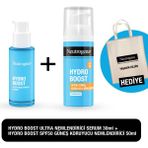 Neutrogena Hydro Boost SPF50 Güneş Koruyucu Nemlendirici 50 ml + Neutrogena Hydro Boost Ultra Nemlendirici Serum 30 ml (Çanta Hediyeli)