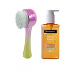 Neutrogena Sivilce Karşıtı Cilt Temizleme Jeli Ve Cilt Temizleme Fırçası Çift Işlevli Elma Şekeri