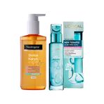 Neutrogena Sivilce Karşıtı Yüz Temizleme Jeli Ve Loreal Nem Terapisi Aloe Vera Suyu Kuru Ve Hassas Ciltler 70ml