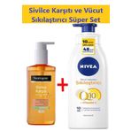 Neutrogena Visibly Clear Sivilce Karşıtı Jel ve NİVEA Q10 Sıkılaştırıcı Vücut Losyonu 400 ml Süper Eko Paket