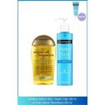 Neutrogena Yenileyici Bakım Seti – Argan Yağı 100 ml & Hydro Boost Temizleyici 200 ml
