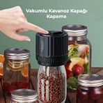 Neutron Elektrikli Vakumlu Kavanoz Kapağı Kapama Makinesi, Gıda Saklama Ve Uzun Süre Taze Tutma Siyah