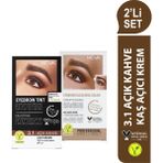 NEVA 2'Lİ SET Kaş Boyası 3.1 AÇIK KAHVE + Kaş Açıcı Krem (vegan) - Açık Kahve