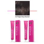 Neva Color 2 Li Set Premium 6.0 Yoğun Koyu Kumral - Kalıcı Krem Saç Boyası 2 X 50 G Tüp RT-RYL-2NC2090-60