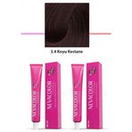 Neva Color 3.4 Koyu Kestane 2x50 gr Tüp Saç Boyası