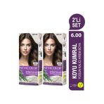 Neva Color INTENSIVE 2'Lİ SET 6.00 KOYU KUMRAL Kalıcı Krem Saç Boyası Seti