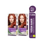 Neva Color INTENSIVE 2'Lİ SET 7.443 YOĞUN BAKIR Kalıcı Krem Saç Boyası Seti