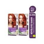 Neva Color INTENSIVE 2'Lİ SET 8.443 BÜYÜLEYİCİ BAKIR Kalıcı Krem Saç Boyası Seti