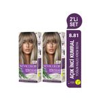 Neva Color INTENSIVE 2'Lİ SET 8.81 AÇIK İNCİ KUMRAL Kalıcı Krem Saç Boyası Seti
