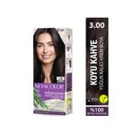 Neva Color INTENSIVE 3.00 KOYU KAHVE Kalıcı Krem Saç Boyası Seti