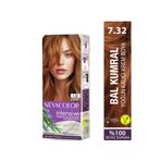 Neva Color INTENSIVE 7.32 BAL KUMRAL Kalıcı Krem Saç Boyası Seti