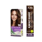 Neva Color INTENSIVE 7.73 KAKAO KAHVE Kalıcı Krem Saç Boyası Seti