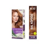 Neva Color INTENSIVE 8.32 BAL KÖPÜĞÜ Kalıcı Krem Saç Boyası Seti