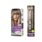 Neva Color INTENSIVE 8.81 AÇIK İNCİ KUMRAL Kalıcı Krem Saç Boyası Seti