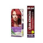 Neva Color INTENSIVE 88.66 ÇİLEK KIRMIZISI Kalıcı Krem Saç Boyası Seti
