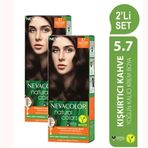 Neva Color Natural 2'li 5.7 Kışkırtıcı Kahve Saç Boyası Seti