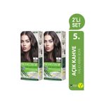 Neva Color Natural Colors 2'Lİ SET 5. AÇIK KAHVE Kalıcı Krem Saç Boyası Seti