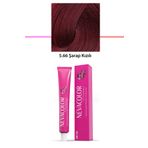 Neva Color Premium 5.66 Şarap Kızılı - Kalıcı Krem Saç Boyası 50 G Tüp RT-RYL-1NC1027-566