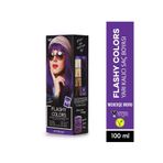 Neva Flashy Colors (Vegan) Menekşe Moru Direkt Uygulanan Yarı Kalıcı Saç Boyası 100ML