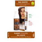 Neva Flashy Colors Yarı Kalıcı Saç Boyası Honey Brown Bal Kahve 100 ml Saç Boyası