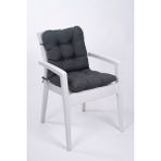 Neva Lacivert Pofidik Arkalıklı Sandalye Minderi Özel Dikişli Bağcıklı 44x88 Cm - 44 x 88 cm - Koyu Lacivert