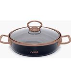 Neva N2982 Bitter Graye Siyah 18 cm Kapaklı Sahan