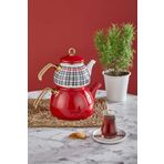 Neva N3248 Berry Kazayağı Emaye Çaydanlık Takımı