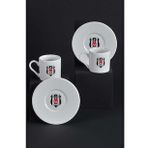 Neva N3422 Beşiktaş Lisanslı Arma Logo 2'li Kahve Fincan Takımı