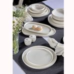 Neva N3456 Velvet Platin 28 Parça Yaldızlı Porselen Yemek Takımı