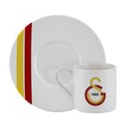 Neva N3475 Galatasaray Lisanslı Çizgili 2'li Kahve Fincan Takımı