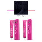 Neva Natural Color 1.1 Mavi Siyah Saç Boyası