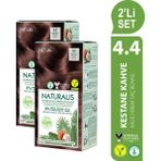 NEVA NATURALIS Amonyaksız 2'Lİ SET 4.4 KESTANE KAHVE Kalıcı Krem Saç Boyası Seti (VEGAN)