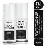 NEVA ROOT TOUCH-UP 2'Lİ SET SİYAH Saç Dipleri İçin Anında Kapatıcı Sprey 75ml - Siyah