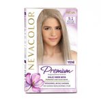Nevacolor Premium Kalıcı Krem Set Boya 9.1 Küllü Çok Açık Kumral Preset
