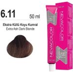 Nevacolor Saç Boyası 6.11 Ekstra Küllü Koyu Kumral