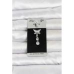 Nevamel® 316L Cerrahi Çelik Sallantılı Kelebek Model Göbek Piercing 5886