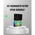 Nevamel® 500 Oyunlu G5 Retro Mini Oyun Konsolu 3 İnç Ekran Ve Tv Desteği
